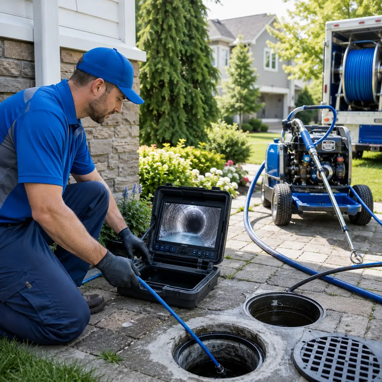 Outdoor drain cleaning professionals serving Homer, LA